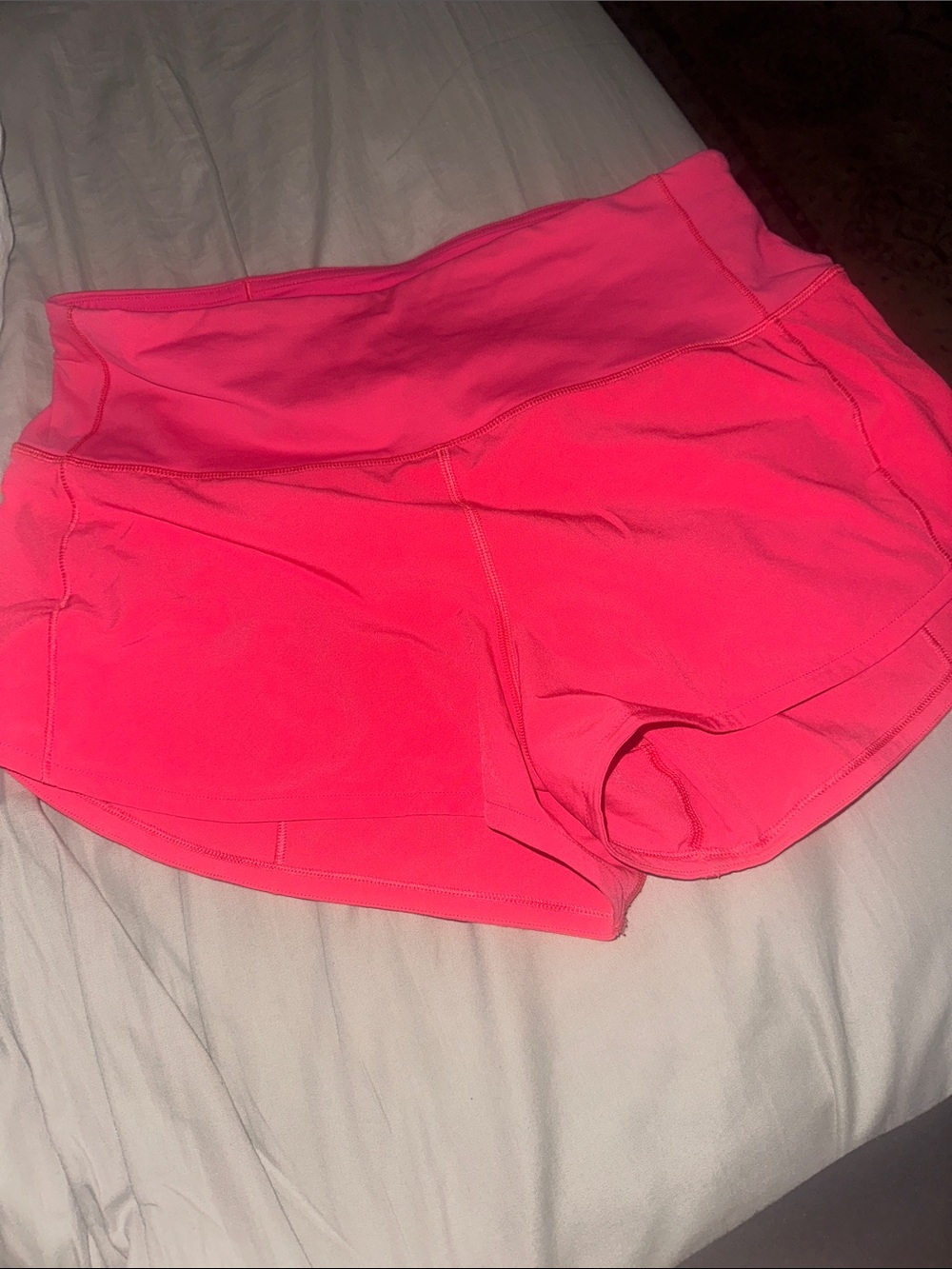 lululemon athletica Neon Pink Athletic Shorts